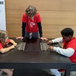 The Dialogue Table is an instrument for two persons with two lamelophones mounted on a table. It's a musical game of call and response. Instrmnts exhibition at CCB Liboa 2024